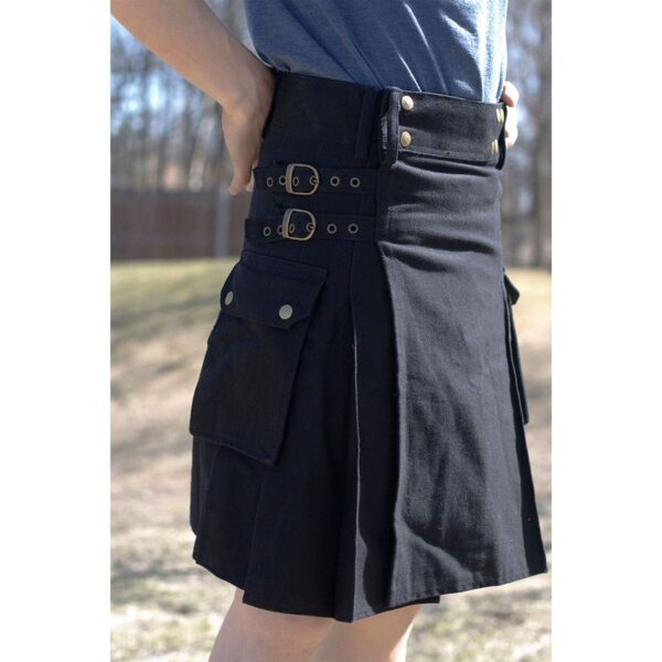 Black Canvas Kilt