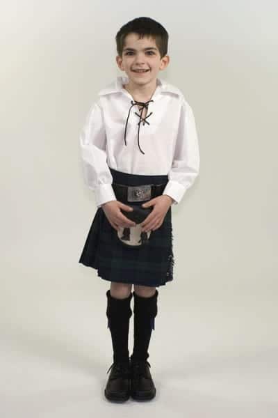 Kids Jacobite Kilt Shirt