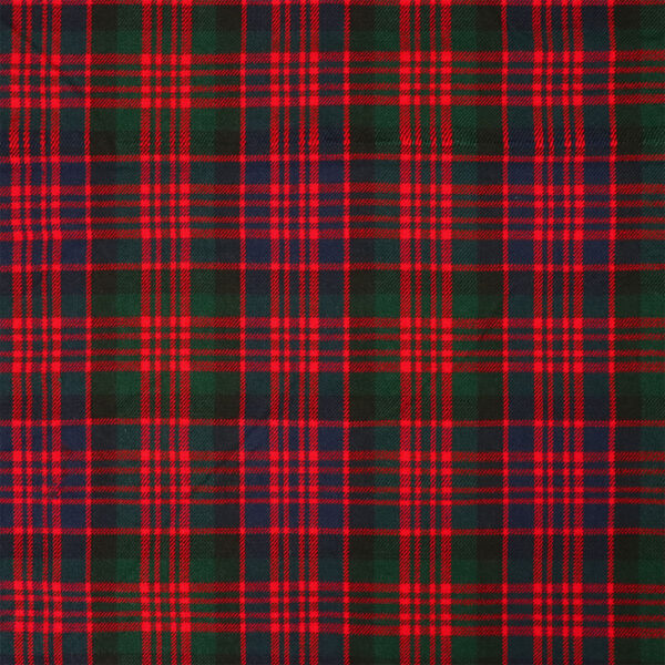 A red and green plaid fabric.