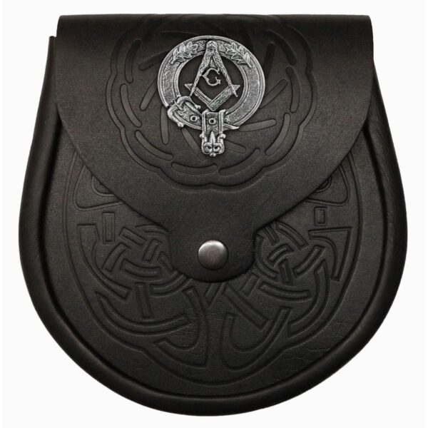 Celtic Circle Embossed Masonic Sporran